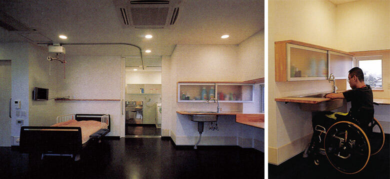 図2-2：林憲吾氏によるPerumnas（インドネシア住宅公社）のリサーチ。キッチンは最小限で、家電の集積場所のようにもなっている。