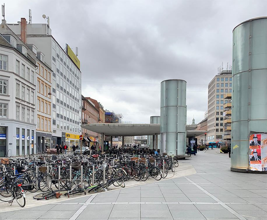 Nørreport Stationの駐輪場