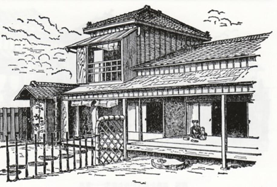 図15　開放的なつくりだった日本の伝統的な住宅