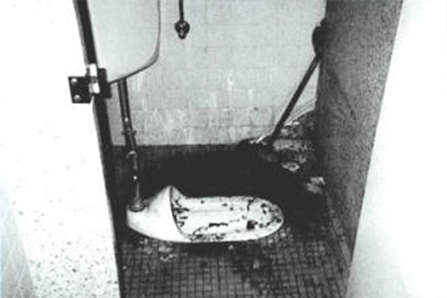 阪神・淡路大震災（1995年）時のトイレ ※2