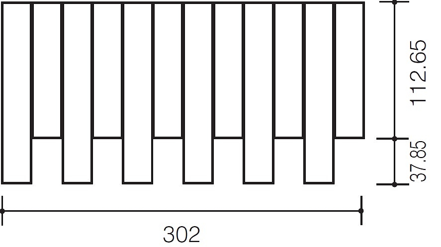 ECP-2515TN シート形状図（詳細）